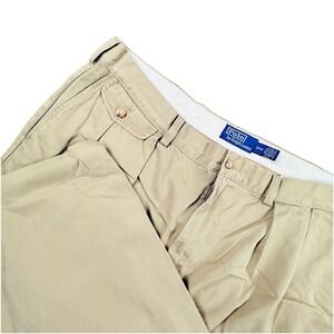 Polo Ralph Lauren Pants Mens 38x28 Heritage Chino Relaxed Fit Ring Spun Beige